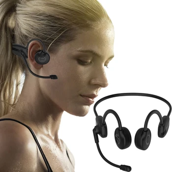 Odprte Ear Slušalke Modri Zob 5.3 Odprte Ear Slušalke Z Več Uho Kljuke Nositi Za Vratom Lahke Vadbe Na Uho