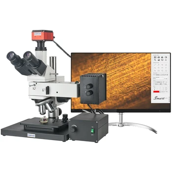 KOPPACE 8,3 Milijona slikovnih Pik 380X-3800X Metalurške Mikroskopom 4K HD Kamera Podpira Measurementand Video Snemanje