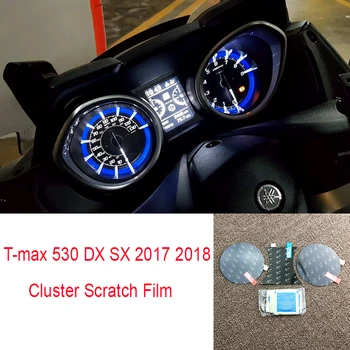 Za Yamaha Tmax 530 DX SX 2017 2018 Grozda na Praske Zaščita TPU Film Speedo Screen Protector Ultra-Clear