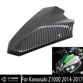 Motorno kolo Kawasaki Ogljikovih Vlaken Pokrov ABS Vbrizgavanje Oklep Vetrobransko steklo Vetrobransko steklo, Pokrov Za Kawasaki Z1000 2014 2016 2017